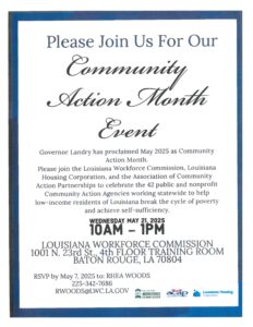 Community Action Month Event